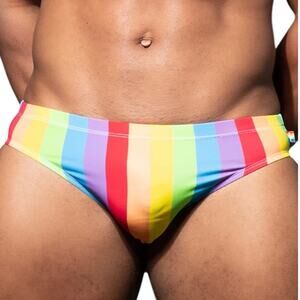 Andrew Christian Pride Stripe Bikini XL Extra Large